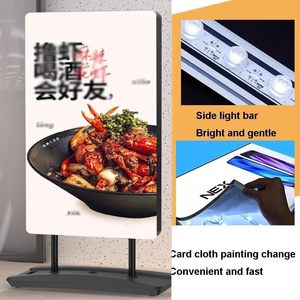 Water Base Standing Outdoor Double-Sided Sidewalk <b>Sign</b> LED Poster Frame Billboard Advertising <b>Light</b> Box for Pavement - Product Image 6