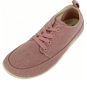 Chaussures plates décontractées en toile respirantes pour femmes, style <span class=keywords><strong>mocassin</strong></span>, pour le week-end, le quotidien, les trajets, confort toute la journée, effet pieds nus, zéro drop, vente en gros - Product Image 4