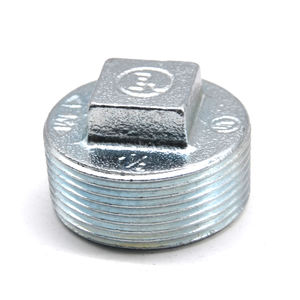 Accesorios de Tubería Galvanizados GI, Conector de Unión de Hierro Maleable, Tapón de Unión - Product Image 1