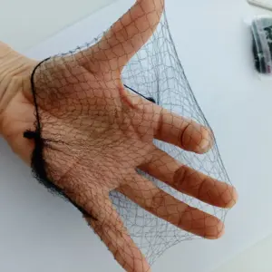 Unsichtbares Haarnetz Brötchen Haarstyling-Werkzeug Einweg-Nylon-Haarnetz-Haar netze für Perücken weben