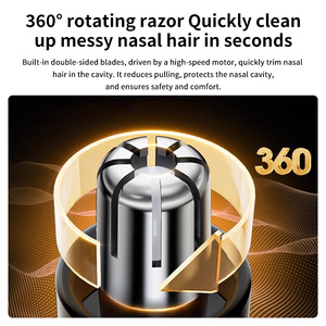 ชุดอุปกรณ์กรูมมิ่งแบบพกพา 2-in-1 กล้องดูดขี้หู เครื่องตัด<span class=keywords><strong>ขน</strong></span>จมูกและหู และชุดอุปกรณ์กำจัดขี้หูแบบมองเห็นได้ สำหรับใช้ในบ้าน - Product Image 5
