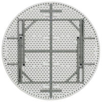 Table pliante en plastique robuste et moderne pour 6 à 12 personnes, de 48 à 72 pouces (4, 5 et 6 pieds), idéale pour banquets, événements, mariages et hôtels - Vente en gros