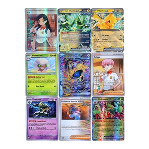 360 Cartas para Pokémon Prismatic Evolutions PHANTASMAL FLAMES Scarlet Violet 151 Black Bolt, <span class=keywords><strong>Caja</strong></span> de Cuero Genuino con Booster en Inglés - Product Image 4