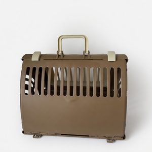 Cage de transport <span class=keywords><strong>pour</strong></span> chat et <span class=keywords><strong>chien</strong></span>, approuvée par les compagnies aériennes, pliable, rigide, <span class=keywords><strong>en</strong></span> PP et ABS, 35L, ventilée, avec verrou de sécurité, capacité 10kg - Product Image 5