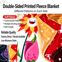 Couvertures en flanelle à motifs floraux de Noël, imprimées recto-verso, pour enfants, comme cadeaux, literie confortable, pour la décoration de la maison