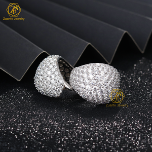 Anello in Argento Sterling 925 con Moissanite per Uomo e Donna, Anello di Lusso con Diamanti Ghiacciati, Stile Hip-Hop, Spedizione Rapida, Certificazione GRA - Product Image 3