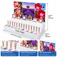 Support d'affichage pour échantillons de parfum avec supports de dégustation pour la vente au détail