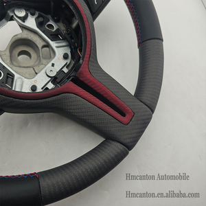 พวงมาลัยหุ้มหนังคาร์บอนไฟเบอร์แบบด้าน สำหรับรถยนต์ BMW ซีรีส์ 3 ซีรีส์ 5 รุ่น F10 F20 F30 F90 F01 F02 ลดราคาพิเศษ - Product Image 4