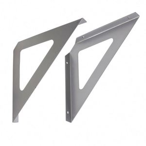 Support mural pliable en métal robuste WEKIS avec structure triangulaire, capacité de 75 lb, 19x19 cm - Product Image 3