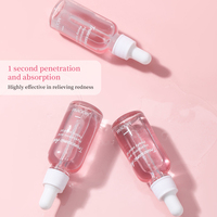 Marque privée 30ml d'acide hyaluronique huile de graines de pivoine deux couches de sérum huile de pépins de raisin hydratante
