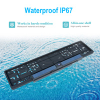 Caméra de recul sans fil solaire HD 720P pour voiture, caméra de recul solaire pour camion avec moniteur 5,0 pouces