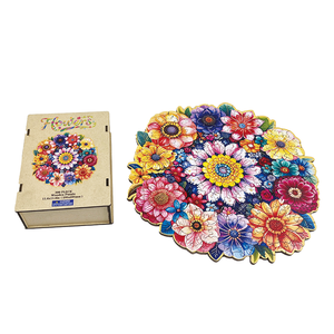 <span class=keywords><strong>Puzzle</strong></span> Educativo Artistico Floreale in Legno Colorato da 300 Pezzi per Adulti, Tema Giardino Botanico, Ecologico, Antistress - Product Image 2