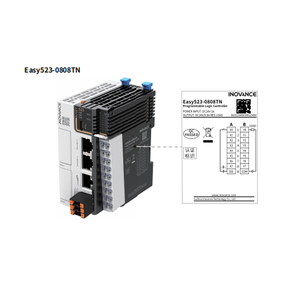 Contrôleur <span class=keywords><strong>programmable</strong></span> INOVANCE Easy523-0808TN PROFINET/PROFIBUS 64 E/S 220V/110V pour la commande d'automatisation industrielle - Un an - Product Image 2