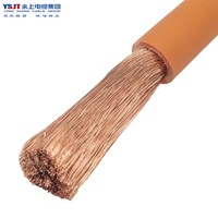 Cable de Cobre Flexible de Bajo Voltaje de 20A con Aislamiento de Goma de 25mm para Máquina de Soldar en Construcción, Venta Caliente