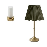 Nouvelle Lampe LED Amovible Rechargeable en Fer et Tissu, à Commande Tactile et Télécommande, 3 Couleurs à Intensité Variable, Design de Luxe, pour Chevet/Table, Modèle Transfrontalier