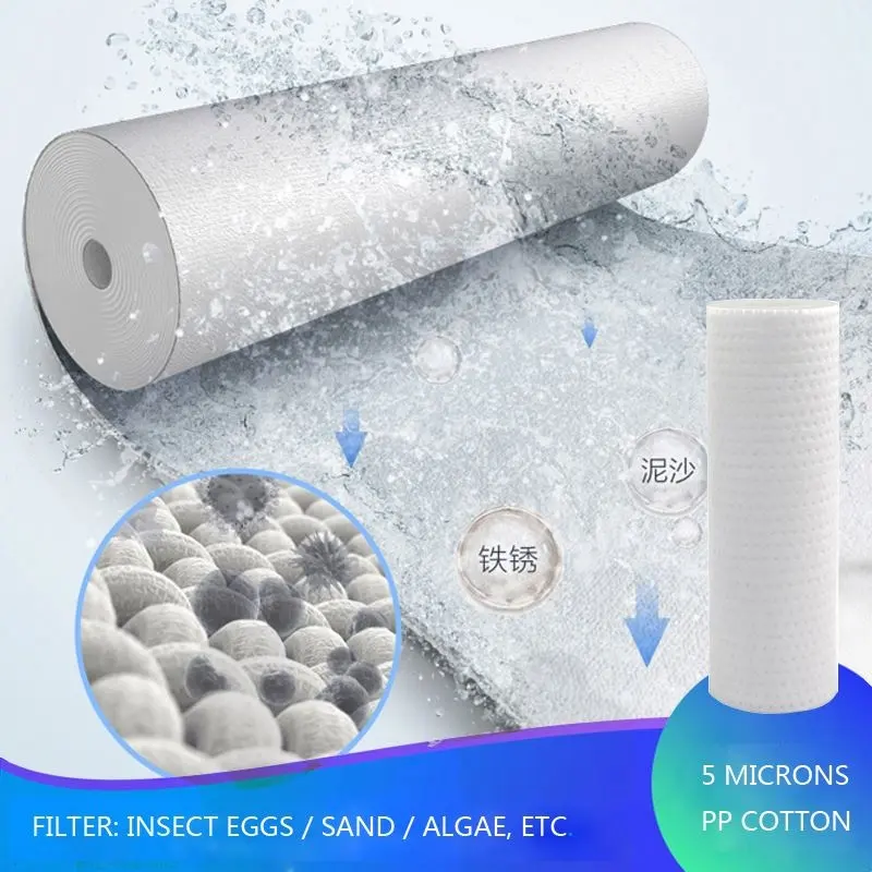 Cheapest Mini Tap Water Filter Household Prefiltration PP Cotton Filter Cartridges Not-detachable