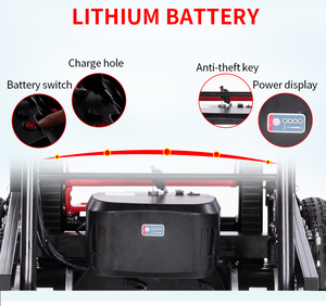 Innovadora silla de ruedas eléctrica de 250W * 2, 18AH, batería de litio extraíble, escalera eléctrica, scooter para escalar, ancianos, nueva discapacidad - Product Image 3