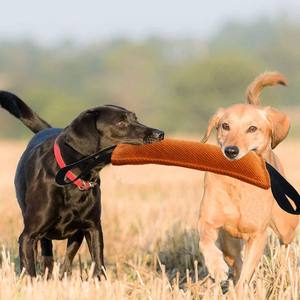Juguete Profesional de Entrenamiento para Perros, Resistente a Mordidas, con Doble Asa y Material de Lino, para Juegos de Arrastrar y Recoger - Product Image 2