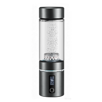 Générateur d'eau riche en hydrogène portable, bouteille ronde en Tritan de 400 ml pour le camping en plein air, la remise en forme, avec chambre détachable, OEM