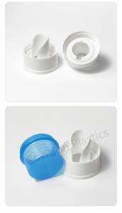 58 <span class=keywords><strong>dents</strong></span> bouchon de détergent à lessive avec bouchon intérieur bouteille en plastique 60 <span class=keywords><strong>dents</strong></span> bleu et blanc couvercle bicolore vis combinaison bouchon - Product Image 6