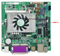 ITX Motherboard EM5800D prosesor Intel Celeron 1007U 1037U Pentium 2117U CPU 2LAN 6COM 1 * LPT 1 * PS/2 antarmuka untuk kios