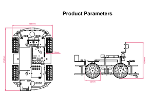 Tscinbuny nhà máy 4WD Chassis Kit Truy Tìm trở ngại tránh thông minh <span class=keywords><strong>Robot</strong></span> Xe đồ chơi điện tử <span class=keywords><strong>robot</strong></span> xe Kit - Product Image 3