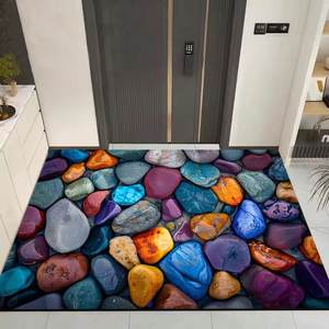 <span class=keywords><strong>Tapis</strong></span> d'entrée antidérapant avec support en caoutchouc absorbant à l'avant - Product Image 3