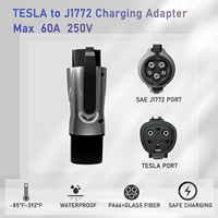 32a 22kw Tesla voiture électrique connecteur chargeur prise Sae J1772 EV charge tesla adaptateur de charge tesla à j1772 adaptateur prise