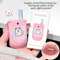 Cappuvini 4 couleurs Gloss à lèvres crémeux à haute pigmentation Longue durée Hydratant Soin des lèvres