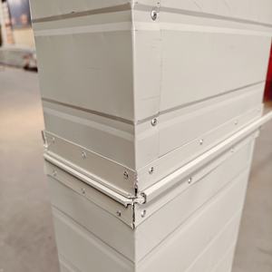 Bride de pont cassé en alliage d'aluminium pour échappement AC/fumée Acier inoxydable <span class=keywords><strong>ou</strong></span> laiton pour conduit composite de gymnastique <span class=keywords><strong>ou</strong></span> d'escalier - Product Image 2