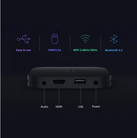 Nouveau pour Xiaomi Mi TV Box s 8 Go Android 8.1 Version EU Quad Core 64 bits TV BOX S 3ème génération
