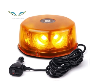 Mini feux stroboscopiques à LED, 48W, rond COB, pour toit, alarme de danger d'urgence, 12-24V - Product Image 3