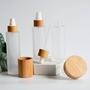 Envases Cosméticos Vacíos al por Mayor, Frascos Transparentes Esmerilados con Tapa Blanca de Rosca, Botellas de Vidrio PP para Lociones, Cremas y Productos para Bebés - Product Image 3