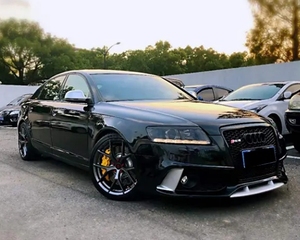 Runde Sửa Đổi Rs6 Phụ Tùng Ô Tô Cho <span class=keywords><strong>Audi</strong></span> <span class=keywords><strong>A6</strong></span> Phía Trước Bumper Lưới Tản Nhiệt Bên Váy Phía Sau Khuếch Tán Xả Mẹo PP Chất Liệu Bộ Dụng Cụ Cơ Thể 05-11 - Product Image 1