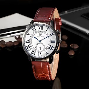 Reloj Deportivo de Cuarzo para Hombre con Correa Acrílica y Cristal de Zafiro con Números Romanos, Ecológico, Casual, Moderno, Minimalista y Sencillo - Product Image 4