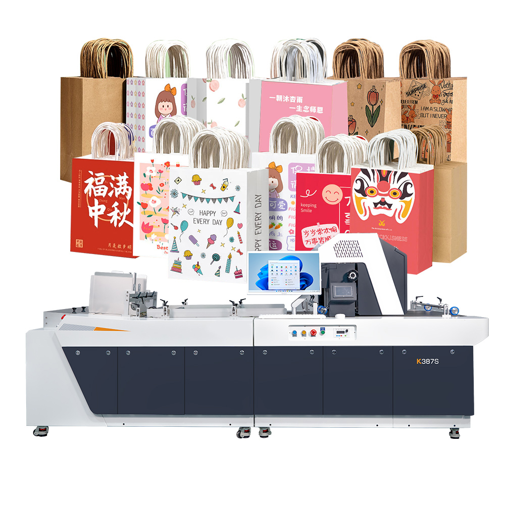 Kelier FI1000 Wholesale Continuous Printing One Pass Digital Carton Package Paper Bag Industrial Single Pass Inkjet Printer