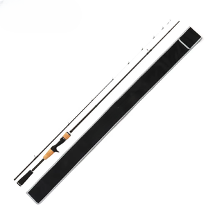 Nueva Caña <span class=keywords><strong>de</strong></span> Pescar FUJI <span class=keywords><strong>de</strong></span> 1.98m, 2 Secciones, Ultraligera, con Guías Fuji, para Pesca <span class=keywords><strong>de</strong></span> Rockfish y Baitcasting - Product Image 2