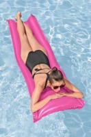 Bestway 44007 Colchón inflable Colchoneta de aire de agua Colchoneta flotante para piscina con almohada