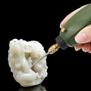 Electric Diamond Grinding Head Rotary <b>Tool</b> For Jade Agate Beeswax Carving DIY Jewelry <b>Engraving</b> Home Use Metal 115 Piece Kit - Product Image 1