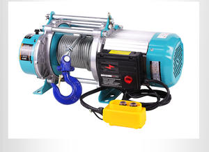 Nouveau 220v/380v petit palan électrique domestique rapide vitesse lente coque en aluminium treuil grue de levage nouvelle coque métallique élingue de câble métallique - Product Image 6