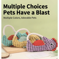 Jouet pour chien en peluche dinosaure Pawstar, jouet à mâcher durable en velours côtelé, queue en corde de coton, rembourrage en coton PP, jouet couineur pour animaux de compagnie, vente en gros OEM ODM