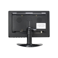 Mini PC Monitor 9 pulgadas escritorio TFT LCD Color Monitor HD 1024*600 IPS con entrada de vídeo VGA BNC para cámara CCTV