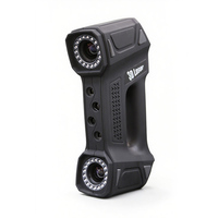 Equipo de modelado de tecnología de mano de 0,03mm de alta precisión personalizado, piezas mecánicas automotrices, fábrica de escáner 3D láser azul