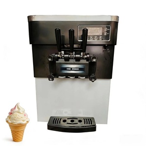 Machine à <span class=keywords><strong>glace</strong></span> molle 250 W à faible consommation, effet tourbillon arc-en-ciel, pour voitures et camions de restauration, en promotion - Product Image 1