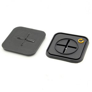 Factory Price Fancy <strong>Rubber</strong> Label <strong>Earphone</strong> <strong>Port</strong> Silicone <strong>Patch</strong> with Hole - Product Image 5