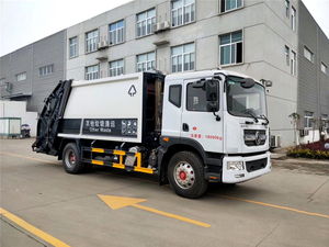 Dongfeng mới 12 mét khối máy nén rác xe tải DIESEL loại truyền dẫn bằng tay - Product Image 2