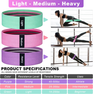 Correa Elástica Profesional <span class=keywords><strong>para</strong></span> Entrenamiento de <span class=keywords><strong>Crossfit</strong></span>, Duradera, de Poliéster, Algodón y Látex, <span class=keywords><strong>para</strong></span> Tonificar Glúteos - Product Image 3