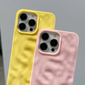 Ốp điện thoại <span class=keywords><strong>TPU</strong></span> họa tiết sóng 3D cao cấp dành cho <span class=keywords><strong>iPhone</strong></span> 16 15 14 13 12, thời trang INS, bán buôn từ nhà máy - Product Image 5