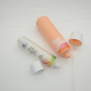 Lujo vacío <span class=keywords><strong>2</strong></span> en 1 protector solar cuidado de la piel tubos exprimidores de suero para crema de manos tubos superiores abatibles tubos de doble cámara - Product Image 4