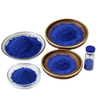 GHK-Cu 99% 50mg/100mg Poudre de cuivre bleu lyophilisée de haute pureté, matière première cosmétique pour soins de la peau, provenant du Guangdong